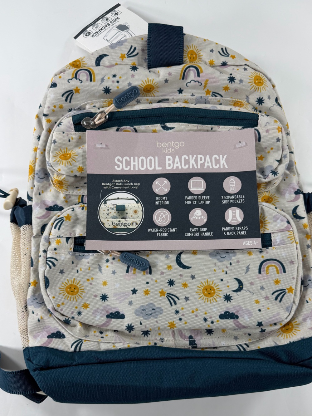 Bentgo Kids Whimsy & Wonder Celestial School Backpack NWT Laptop Sleeve Ages 4+